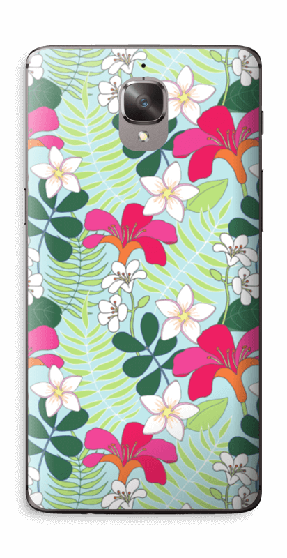 Tropical Flowers - Mobile Phone Case (412x800), Png Download