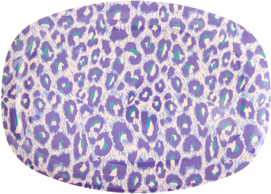 Leopard Print Rectangular Melamine Plate Rice Dk - Plate (1000x1000), Png Download