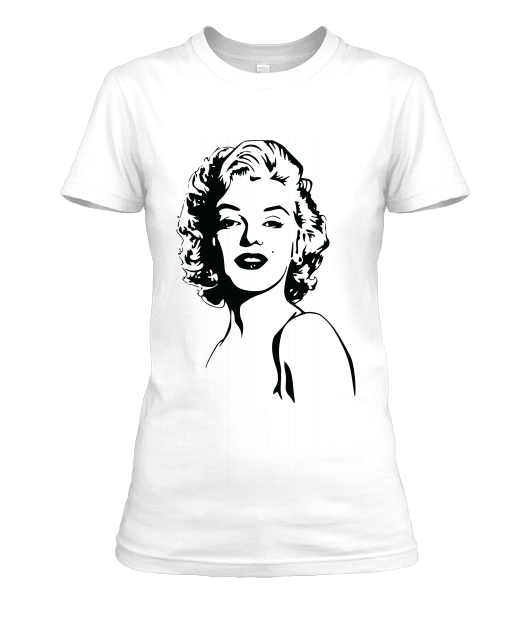 Marilyn Monroe - Star Trek Black Command Shirt (530x630), Png Download