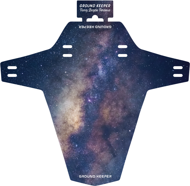 Fancy Bicycle Fenders - Milky Way (792x792), Png Download