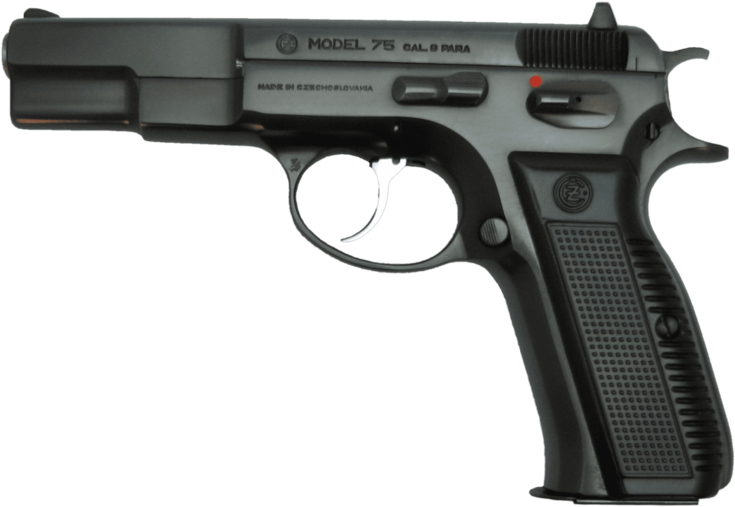 Model 75 Hand Gun - Cz 75b Price (800x539), Png Download