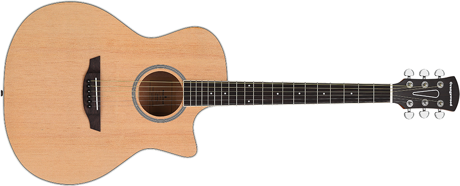 Orangewood Rey Spruce Grand Auditorium Cutaway Acoustic - Epiphone Embassy Pro Bass (1000x410), Png Download