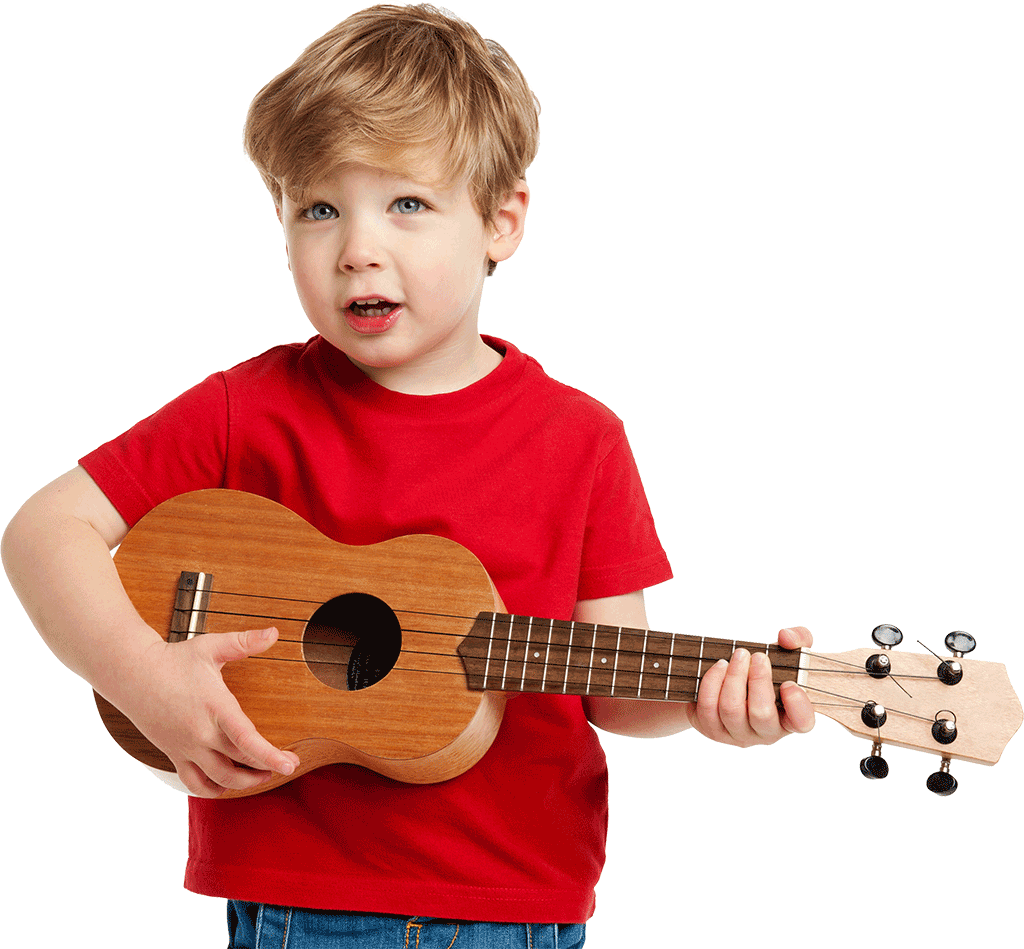 Kid And Ukelele Keys N Cords - Pj Masks Guitar (1024x949), Png Download