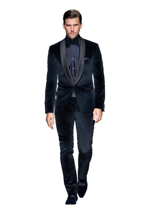 Tumblr Lnw5g4jbgh1qdzt6do4 500 Dinner Suit, Dinner - Men Jacket With Black Fur (488x700), Png Download