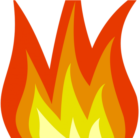 Fireball Clipart Holy Spirit - Огонь Смайлик (640x480), Png Download