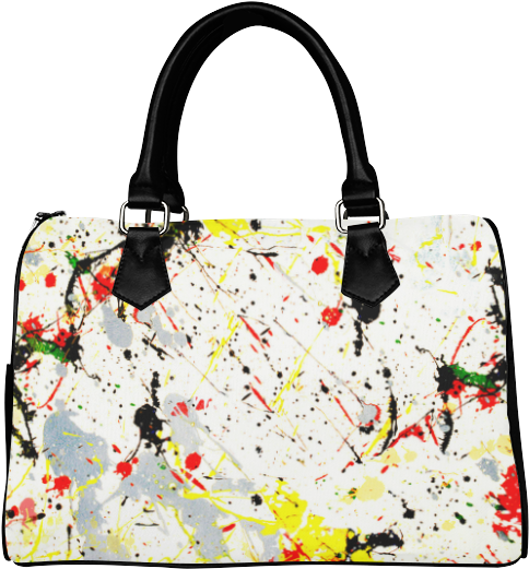 Carry Your Belongings In This Stylish Boston Bag * - Handbag (800x800), Png Download