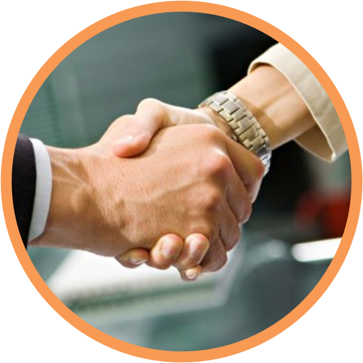 Hand Shake (744x743), Png Download