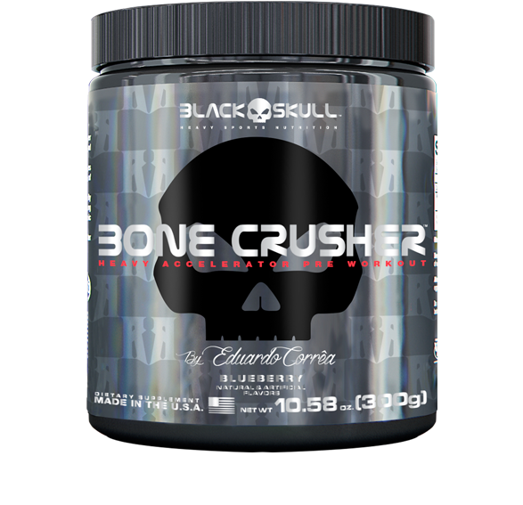 Black Skull Bottle - Bone Crusher Black Skull Png (604x571), Png Download