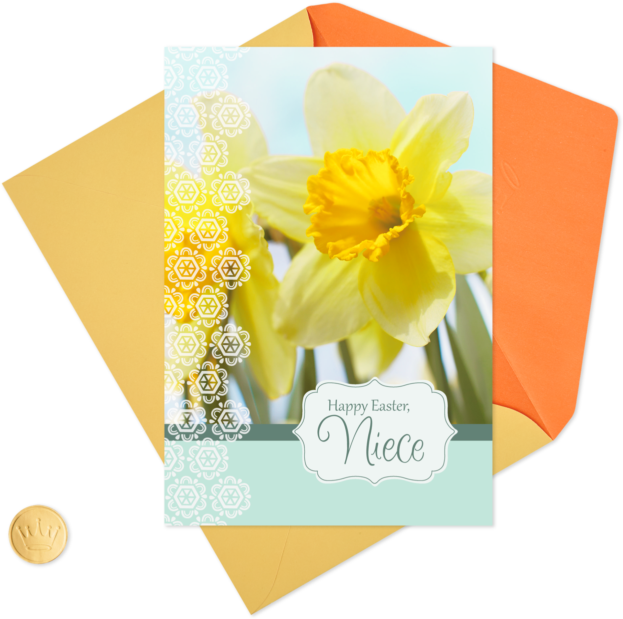 Daffodil Niece Easter Card - Art Paper (1470x1470), Png Download
