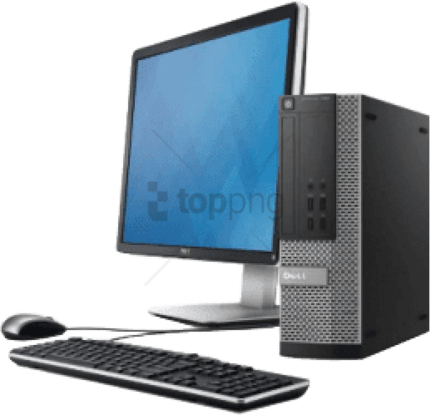 Free Png Dell Desktop Png Png Image With Transparent - Dell Desktop Computers (850x818), Png Download