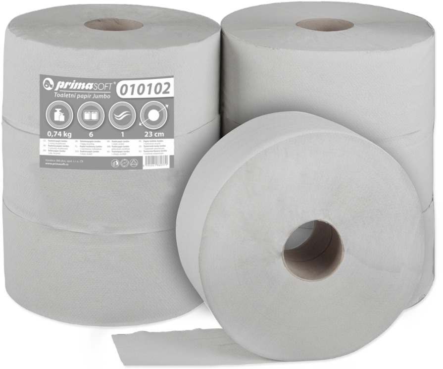 Toilet Paper Jumbo Primasoft 230, Standard - Tissue Paper (913x768), Png Download
