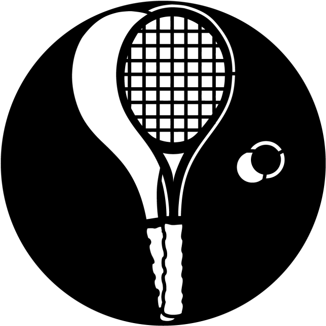 Tennis Racket Gobo - Illustration (800x800), Png Download
