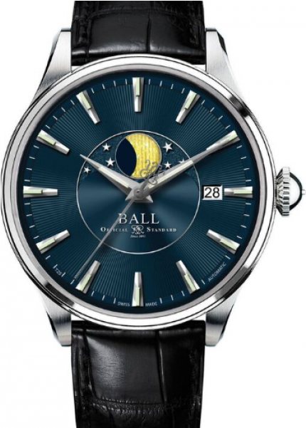 Nm3082d-llfj - Black Watch Moon Phase (600x600), Png Download