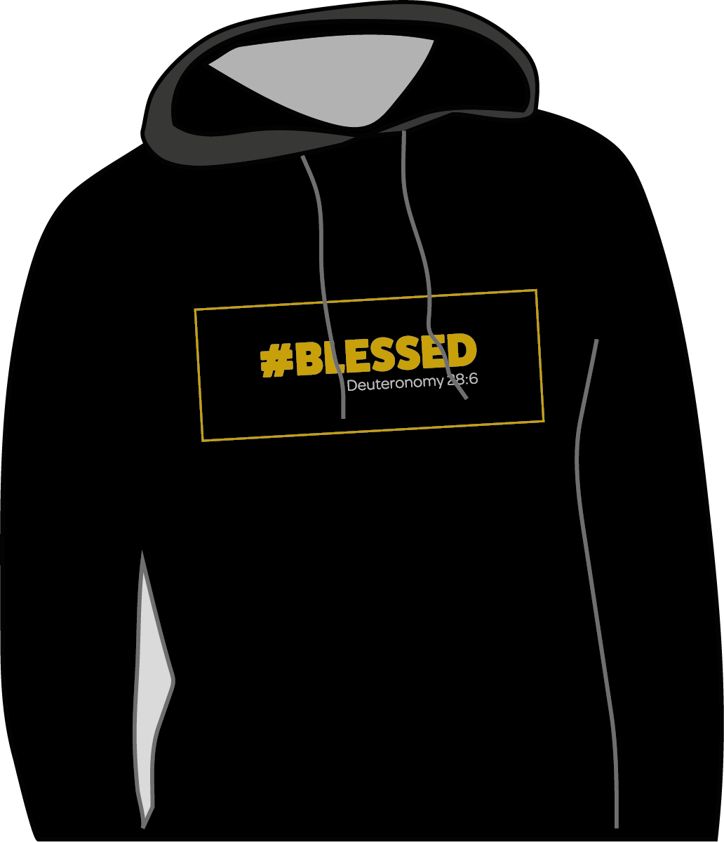 Blessed Hoodie - Hoodie (1032x1200), Png Download