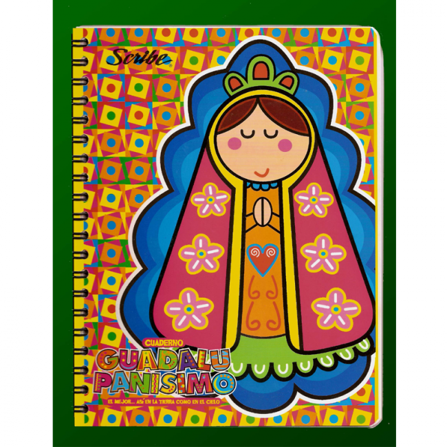 Cuaderno Virgen Manto Rosa - Virgen De Guadalupe Distroller (650x650), Png Download