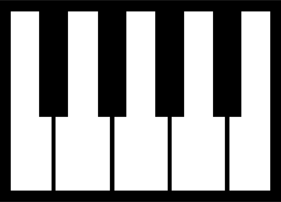 980 X 704 0 - Musical Keyboard (980x704), Png Download