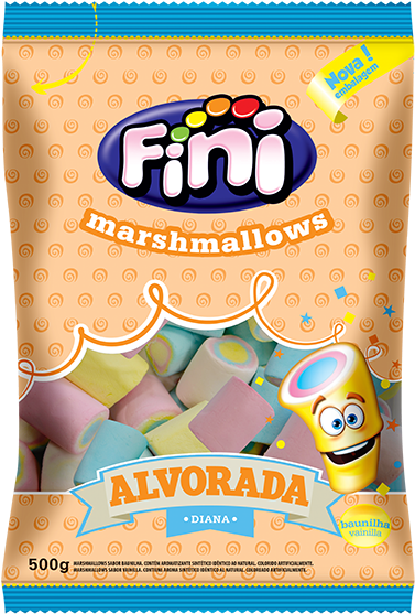 Marshmallows Arco Iris Diana - Marshmallow Fini Alvorada (600x600), Png Download