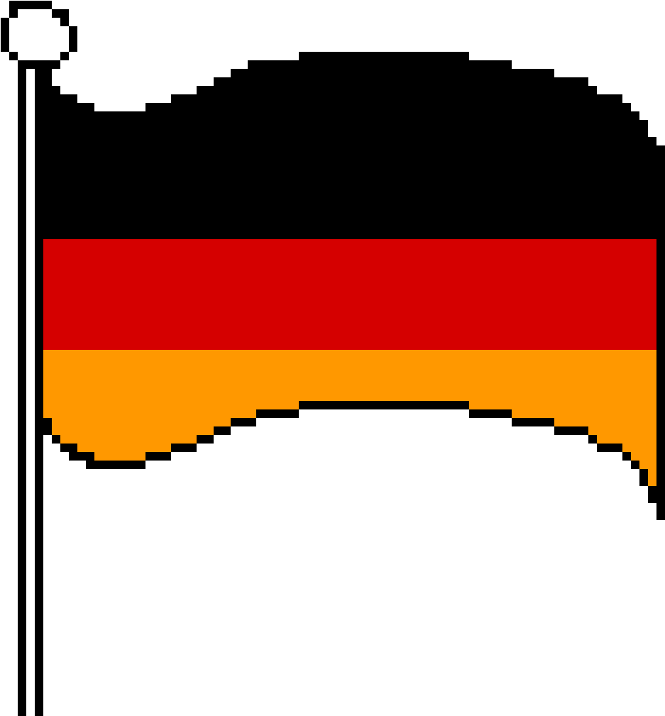 Fixed You're German Flag - Mario Flag (1200x1200), Png Download