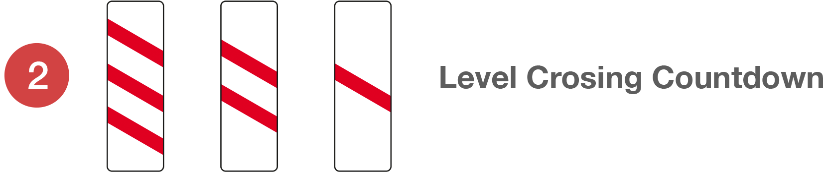 Crossing@2x - Countdown Markers (1920x600), Png Download