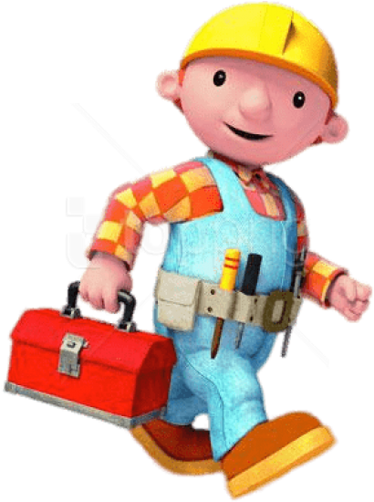 Free Png Download Old Bob The Builder On His Way Clipart - Bob The Builder Png (850x567), Png Download