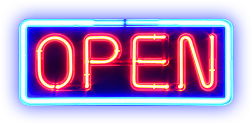 #open #sign #neon #city #lights #niche #moodboard #freetoedit - Neon Sign Open Png (1024x518), Png Download