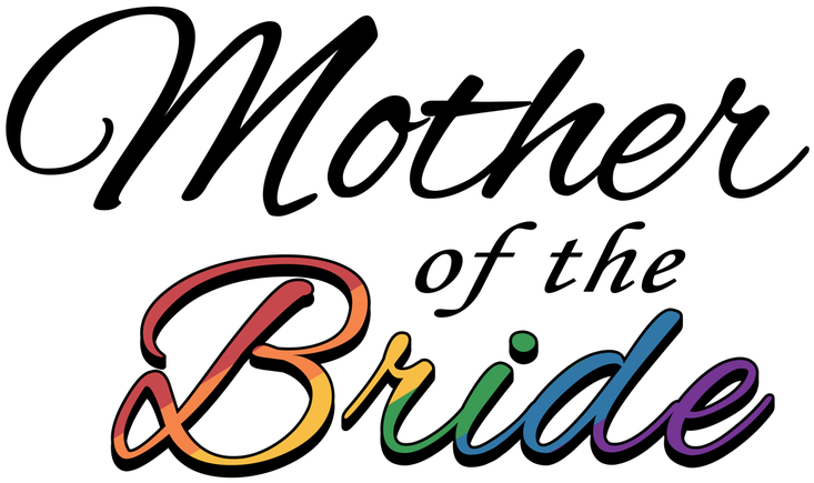 The Words Mother Of The Bride Filled With, Lesbian - Calligraphy (800x800), Png Download