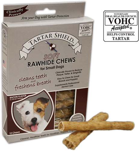 Tartar Shield Small Soft Rawhide Chews - Rawhide Chews (500x638), Png Download