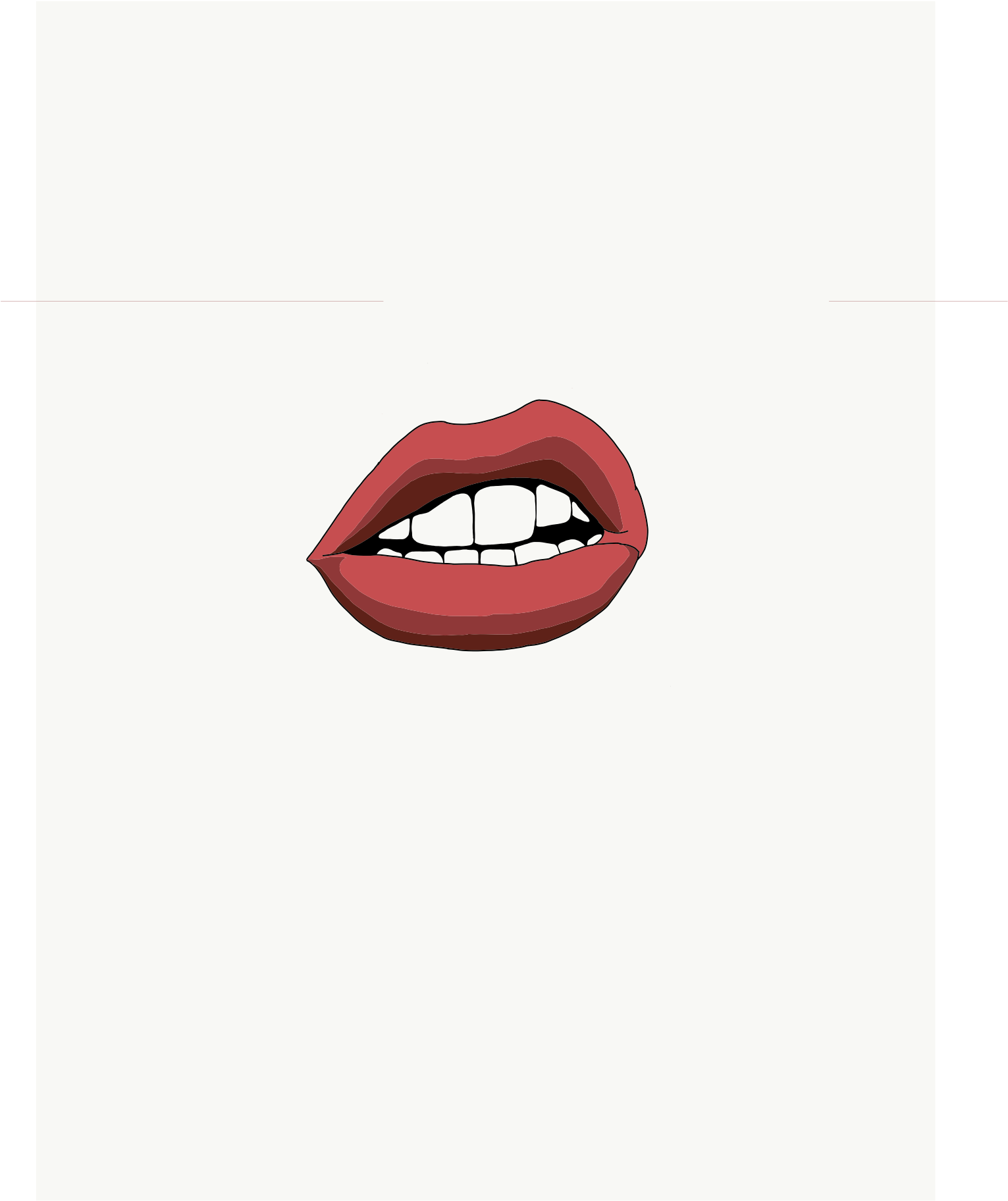After Few Ideas In Sketchbook, This Is The Main Lips/teeth (2048x2732), Png Download