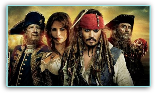 Jack Sparrow 1 Png - Pirates Of The Caribbean All Cast (692x473), Png Download