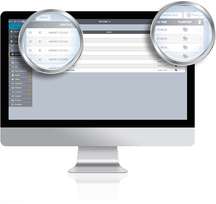 Facetime Spycam - Computer Monitor (731x702), Png Download