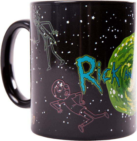 Rick And Morty - Mug Rick Et Morty (600x600), Png Download