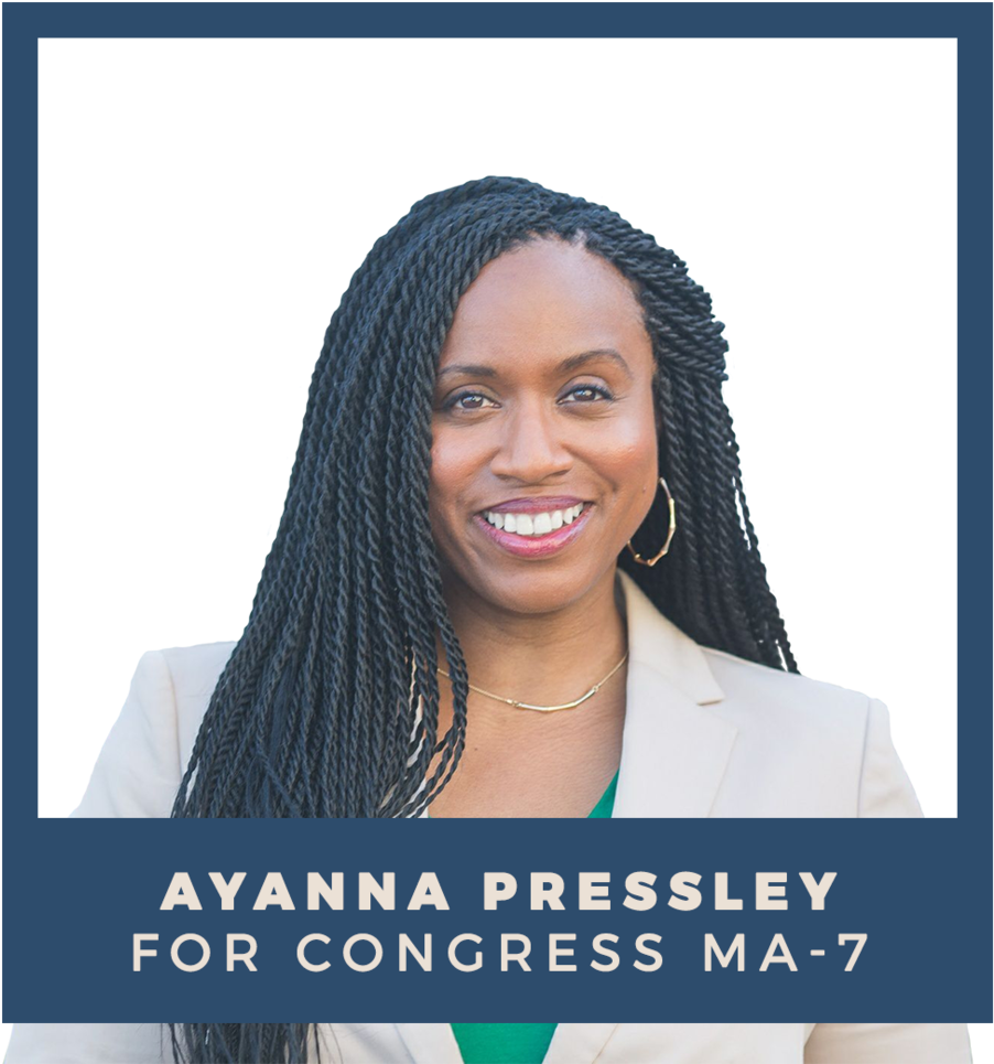 Ayanna Pressley - Ayannapressley (1000x1000), Png Download