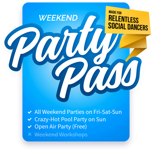 Weekend Party Pass - Electric Blue (800x800), Png Download