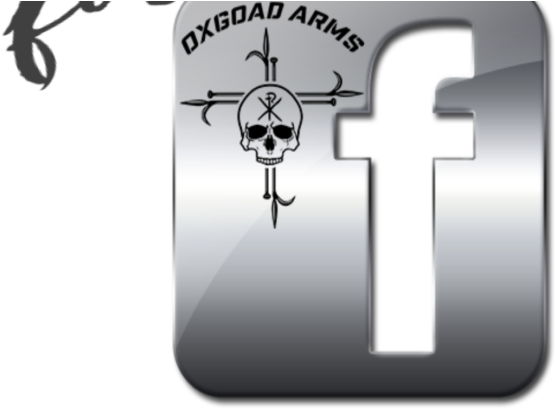 Oxgoad Arms Facebook - Silver Facebook Icon (847x411), Png Download