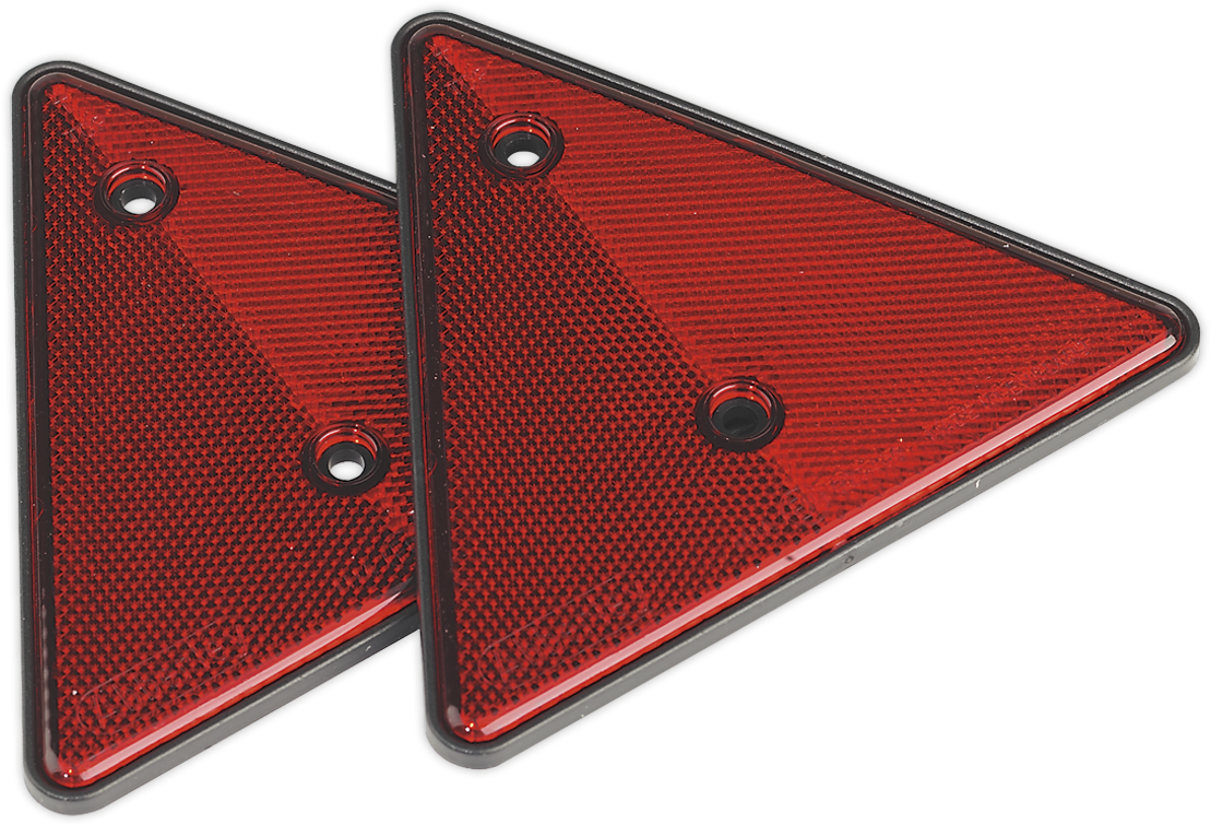 Details About Tb17 Sealey Rear Reflective Red Triangle - Wallet (1200x1200), Png Download
