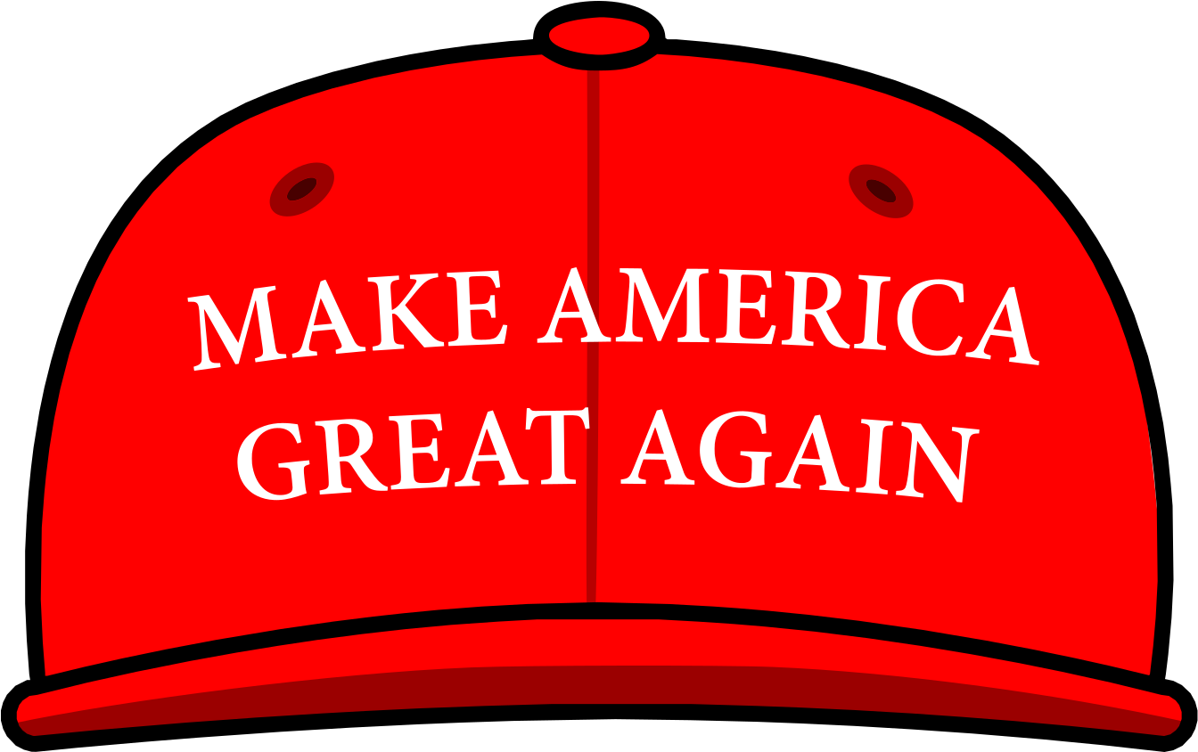 Make America Great Again Hat (1280x781), Png Download