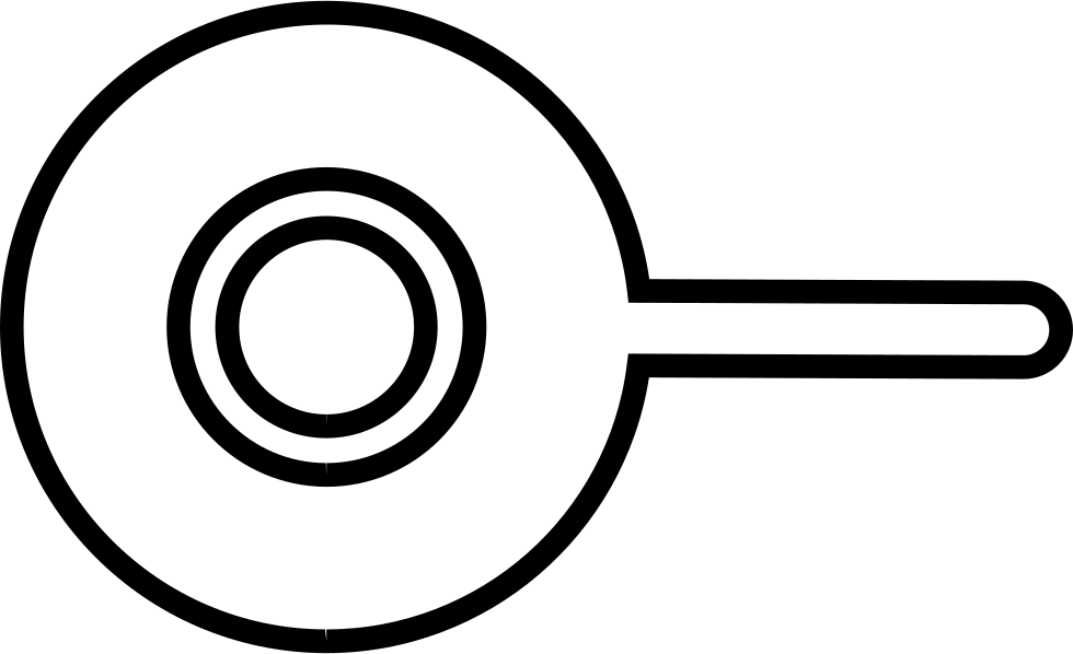 Frying Pan Outline Comments - Circle (980x598), Png Download