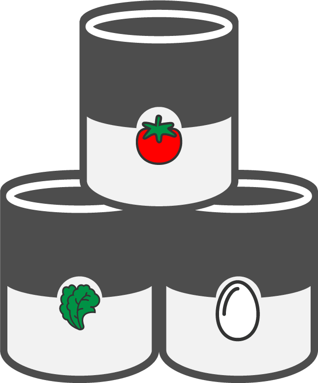 Food Cans Cartoon Png (646x778), Png Download