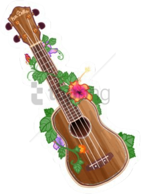 Free Png Ukulele Tumblr Png Image With Transparent - Transparent Background Ukulele Clipart (480x660), Png Download