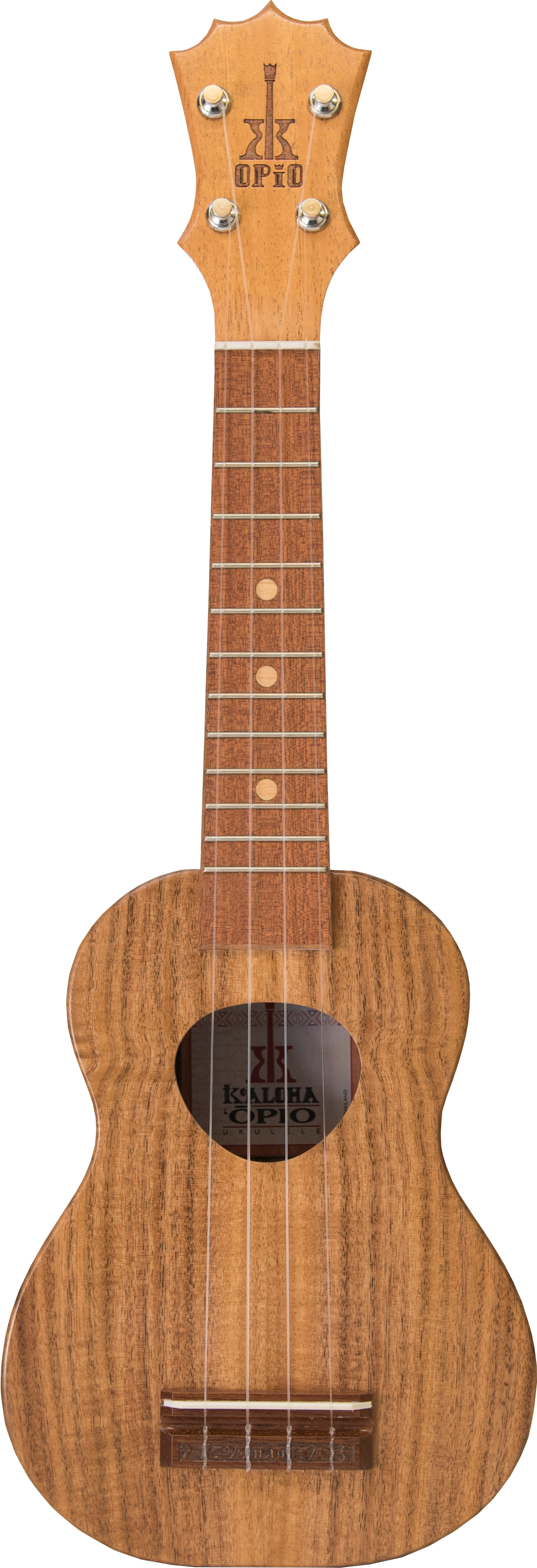 Koaloha Opio Acacia Wood Soprano Ukulele $500 - Acoustic Guitar (1094x3191), Png Download
