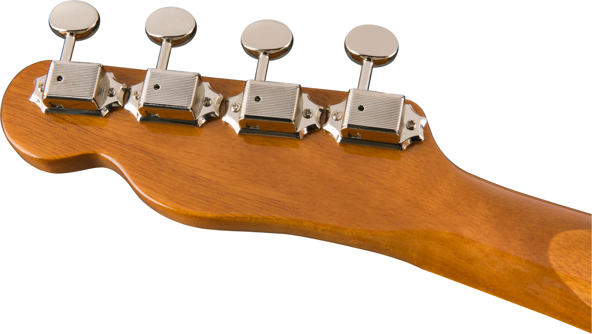 By Fender - Electric Guitar Ukulele Head (2400x1358), Png Download