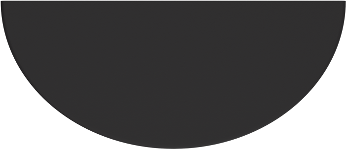 Formulate Half Moon Counter - Circle (700x700), Png Download