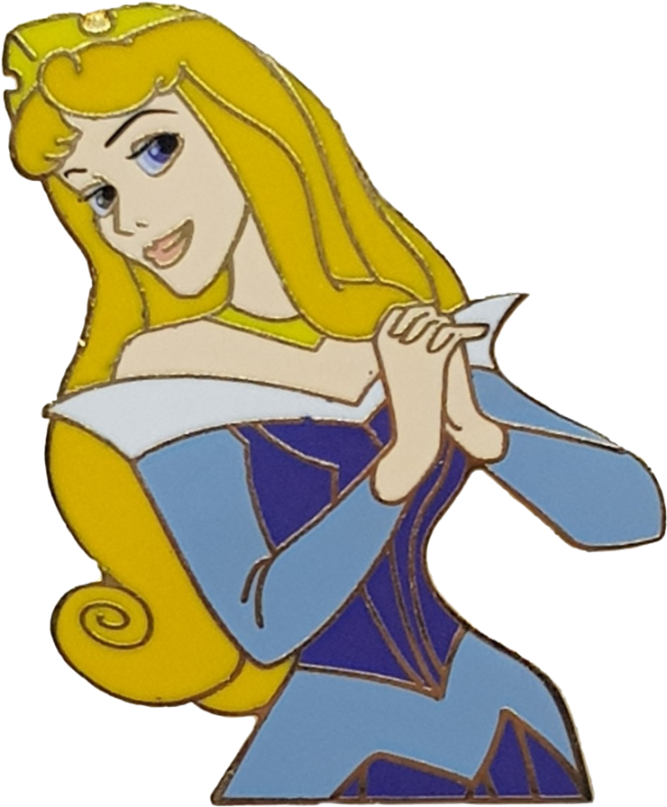 Aurora In Blue £16 - Cartoon (760x904), Png Download