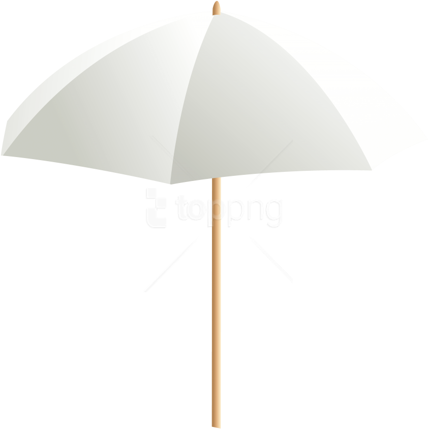 Free Png Download Beach Umbrella White Clipart Png - Beach Umbrella White Png (850x849), Png Download