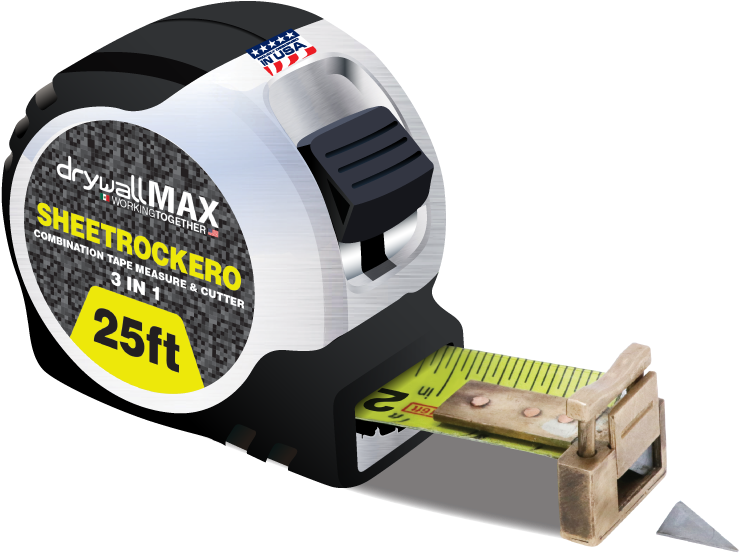 Drywall Product - Tape Measure (774x1008), Png Download