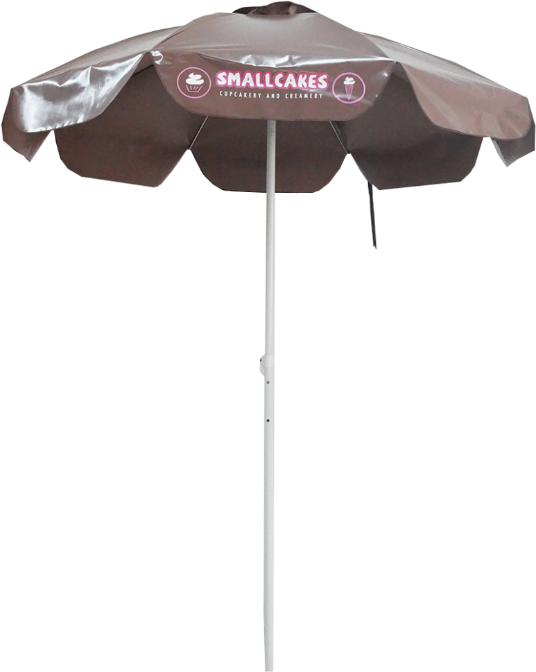Branded Smallcakes Cafe Umbrella - Umbrella (878x1024), Png Download