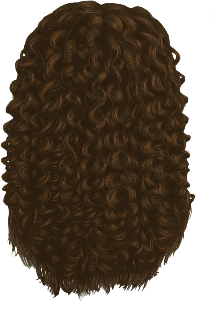 Hair Curls Png Free Download - Lace Wig (760x1054), Png Download