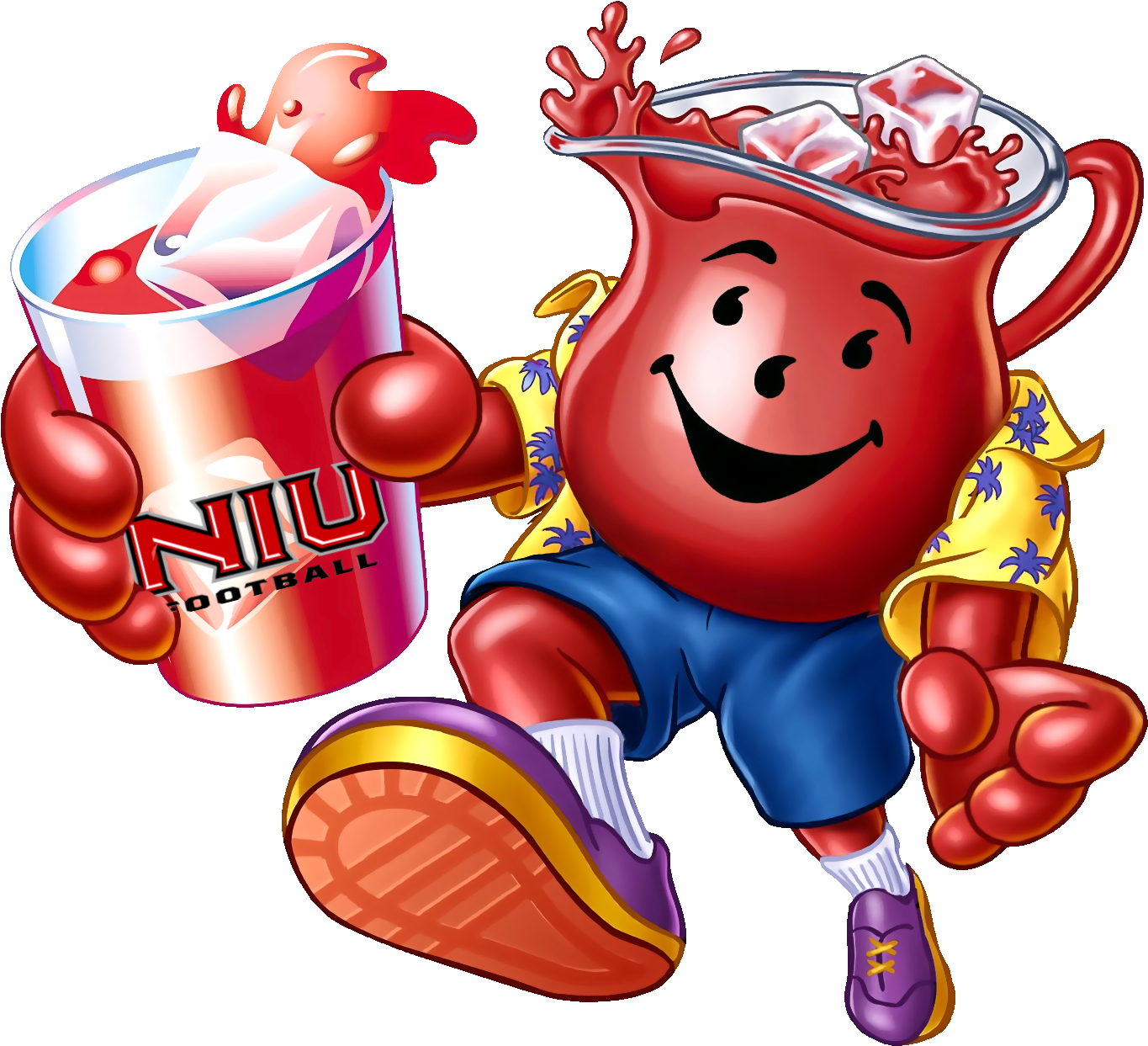 Week 4 Game - Kool Aid Jammers Guy (1398x1260), Png Download