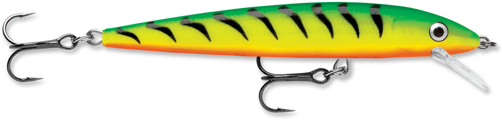 Rapala Husky Jerk Jerkbait [4" Firetiger] - Rapala Husky Jerk Firetiger (1000x715), Png Download