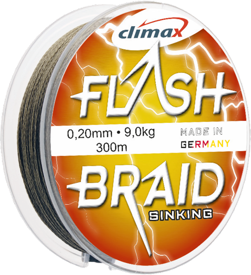 Flash Braid - Orange (900x658), Png Download